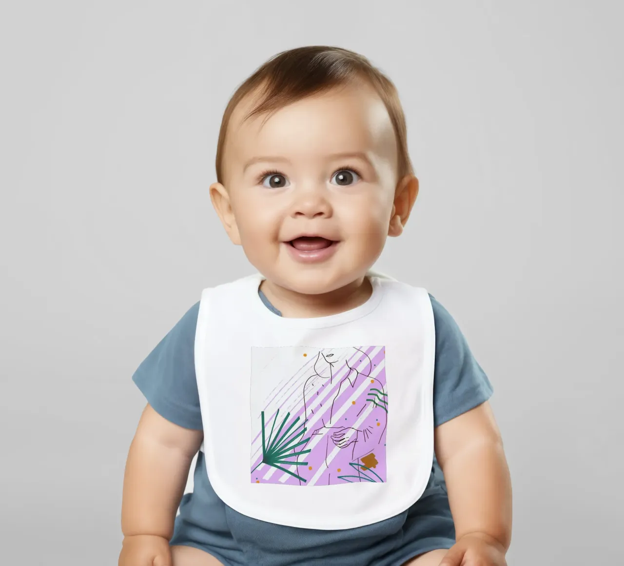 Purple bavaglino da Liga Kitchen