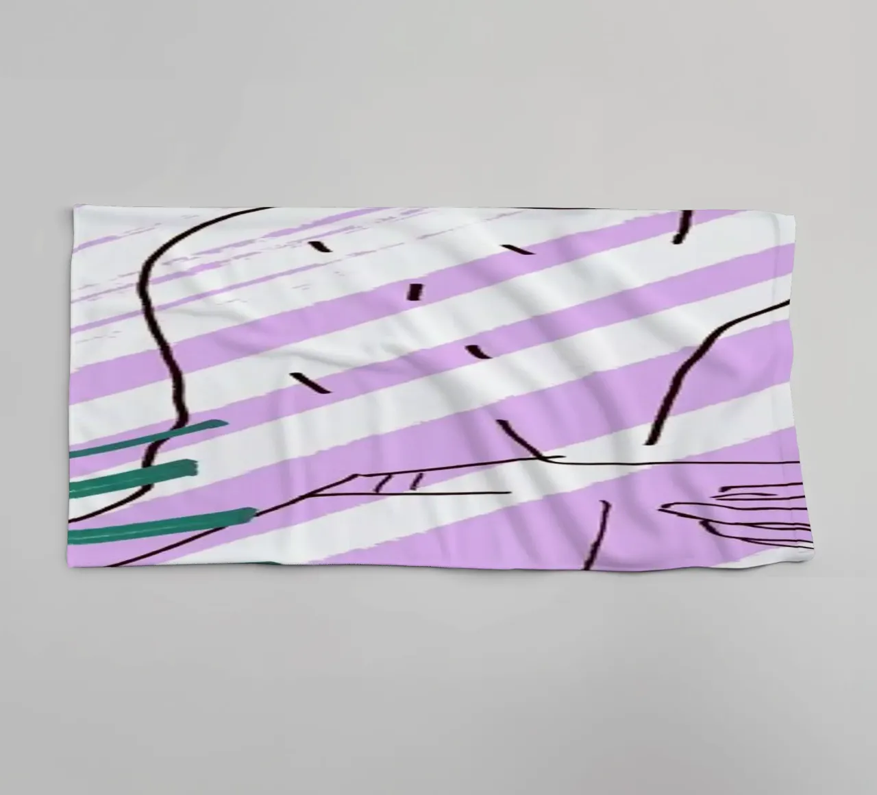 Purple Handtuch von Liga Kitchen