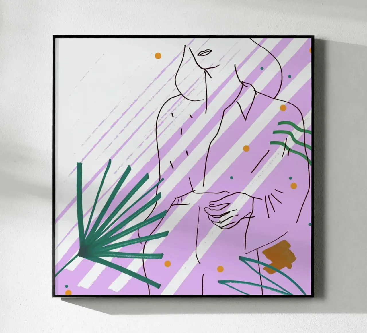 Purple plexiglass da Liga Kitchen