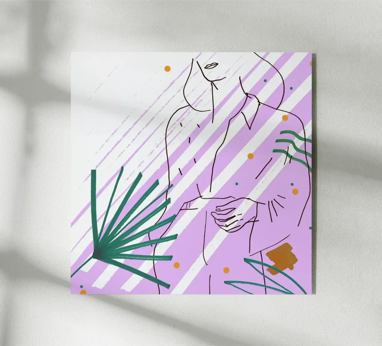 Purple plexiglass da Liga Kitchen