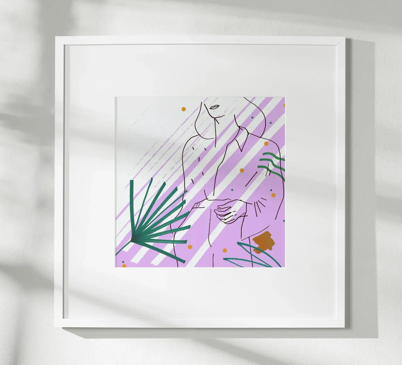 Purple poster con telaio in alluminio da Liga Kitchen