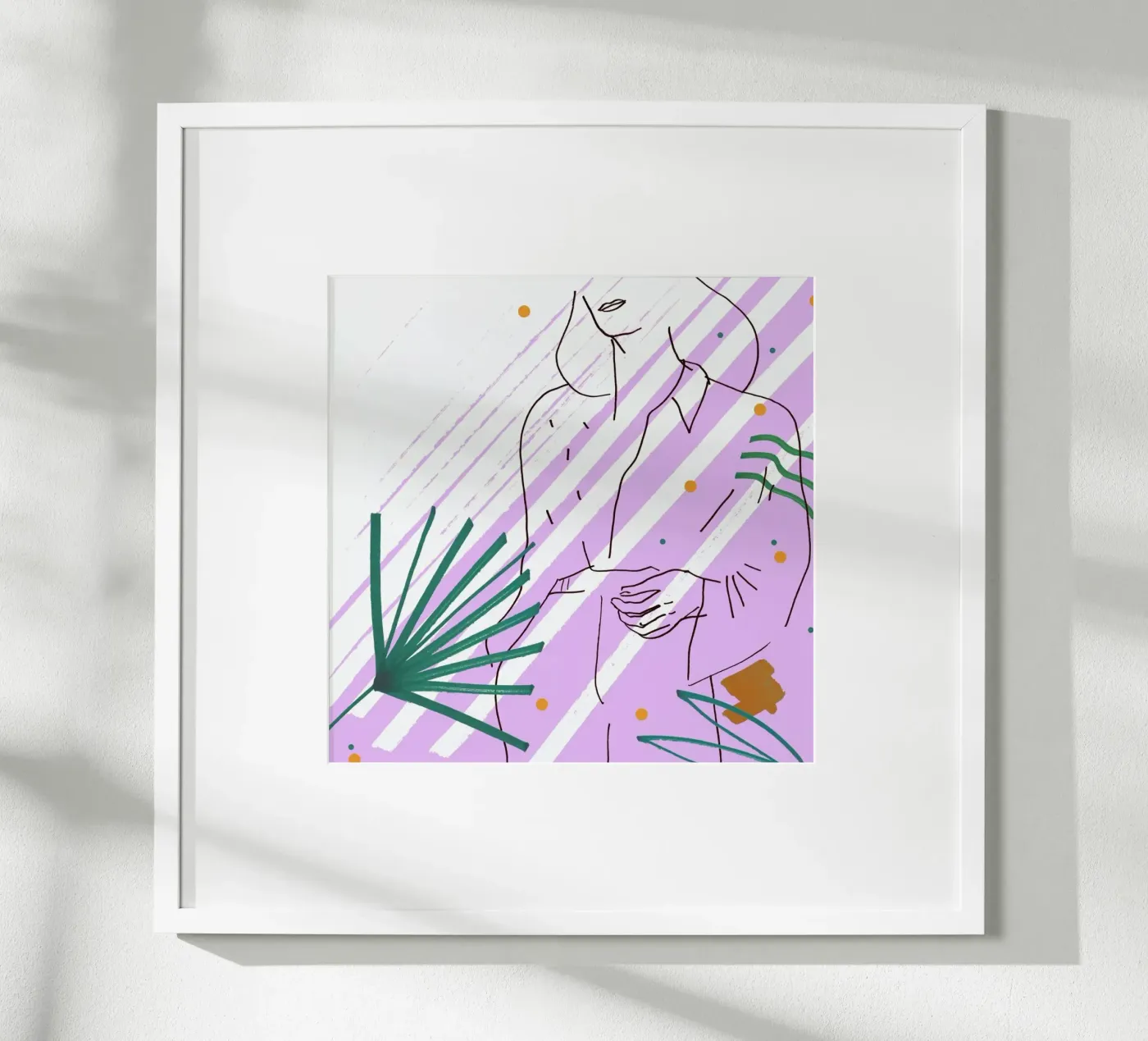 Purple poster by Liga Kitchen