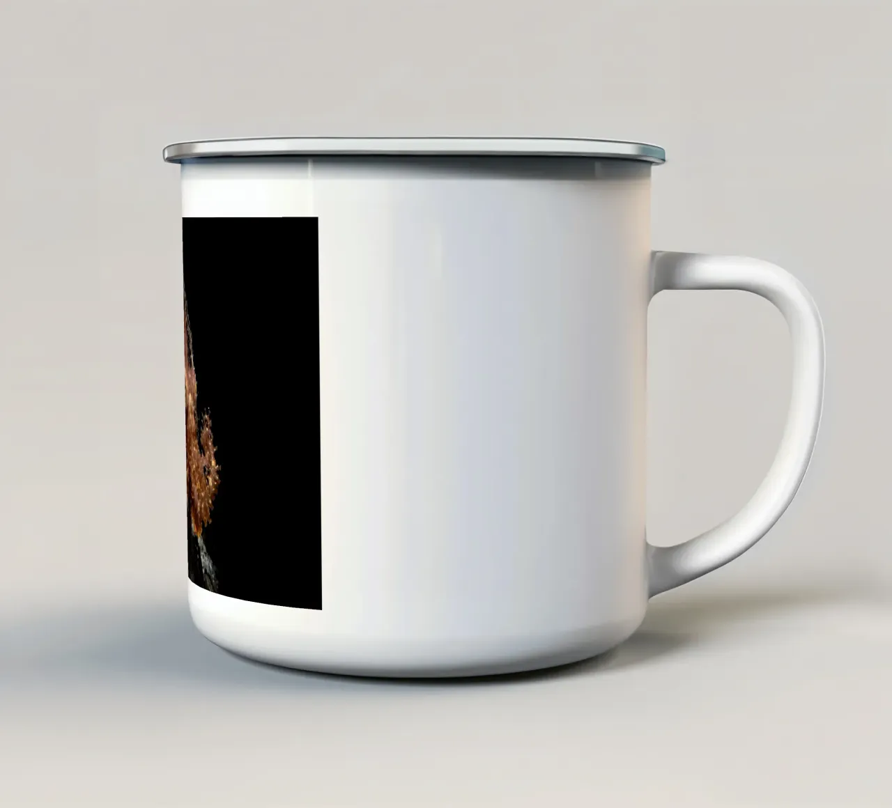 Deep sea divers and scuba divers enamel mug by Eames