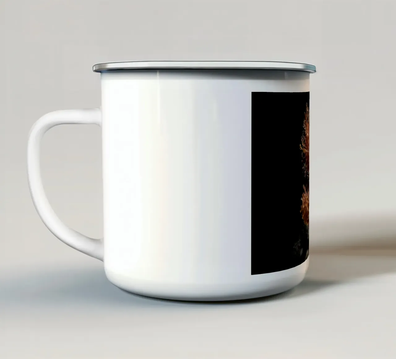 Deep sea divers and scuba divers enamel mug by Eames