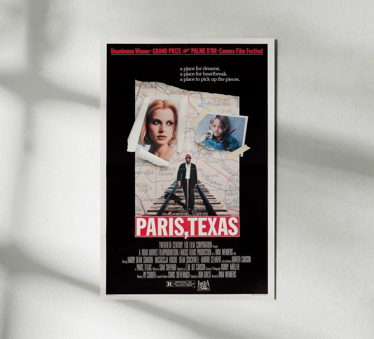 Paris, Texas - Isolation & Redemption alluminio dibond da Attaboy Dsgn