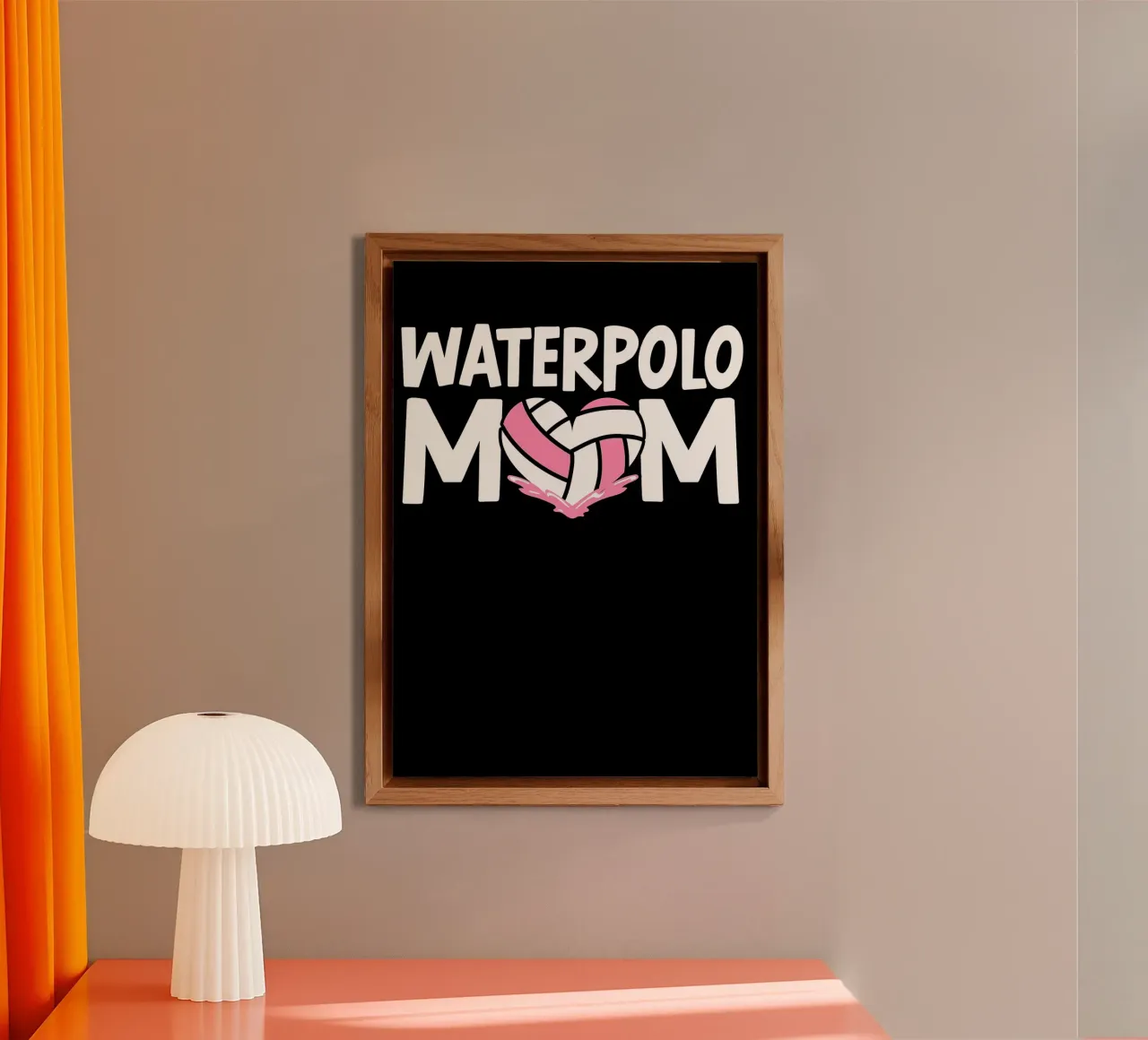 Water Polo saying Fathers alu-dibond by Stylianos