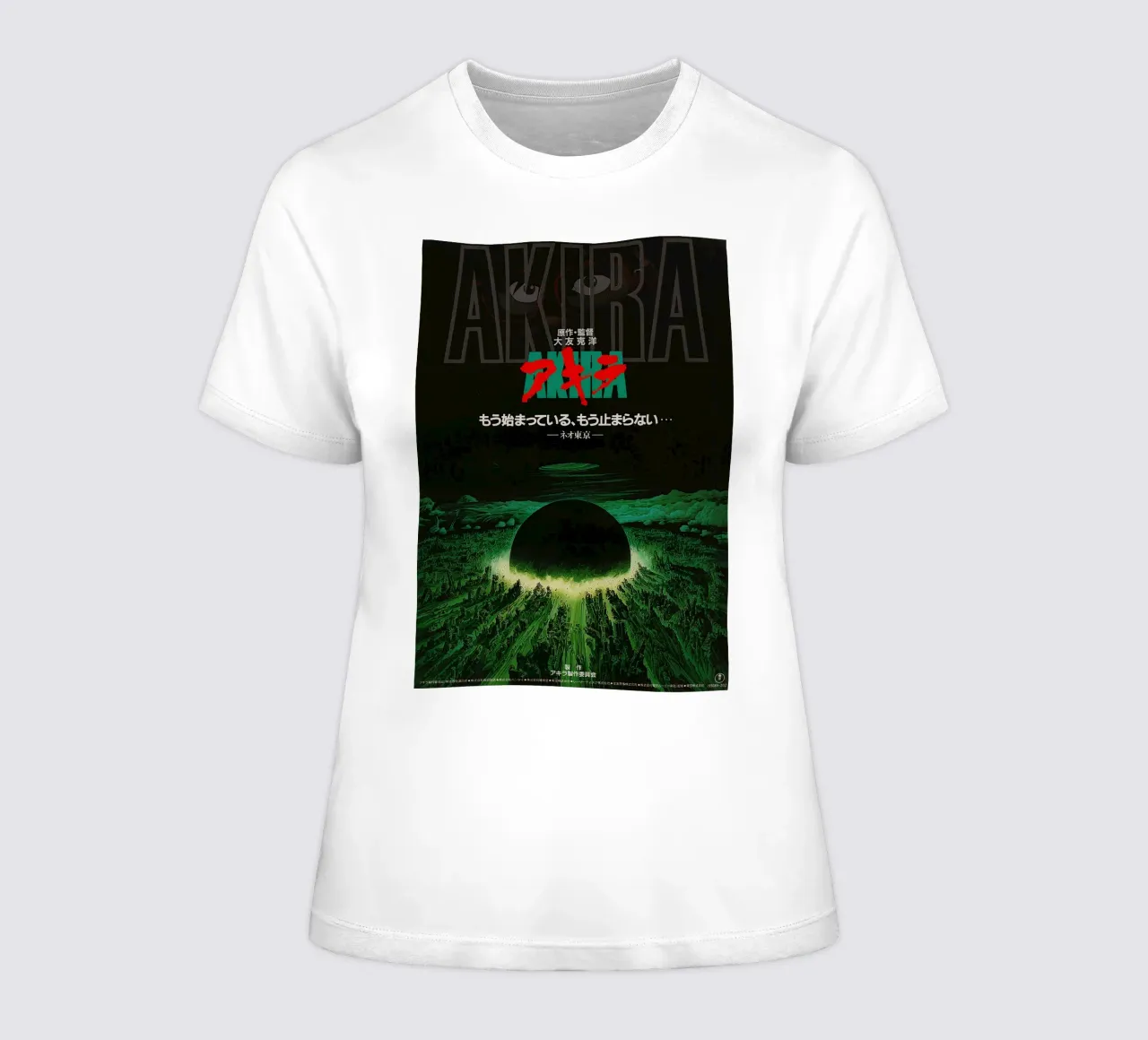 Akira – Neo-Tokyo Apocalypse & Cyberpunk Legacy Frauen T-Shirt von Attaboy Dsgn