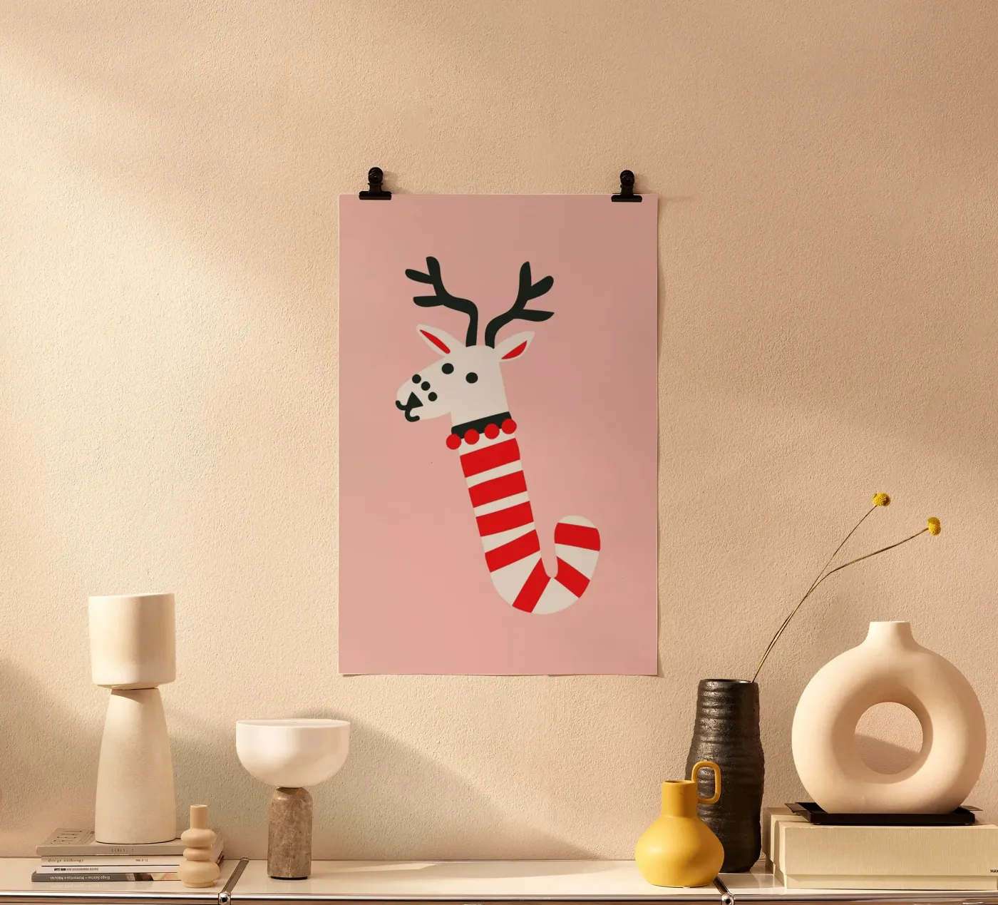 Peppermint Deer poster da Mariery Young