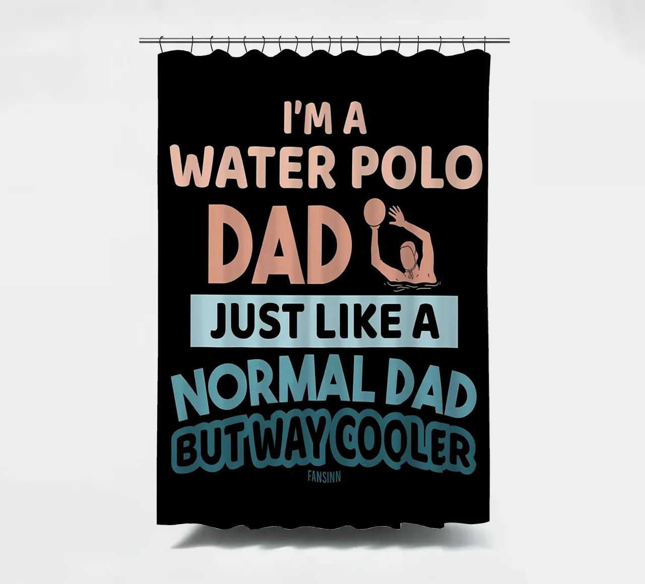 Water Polo shower curtain by Stylianos