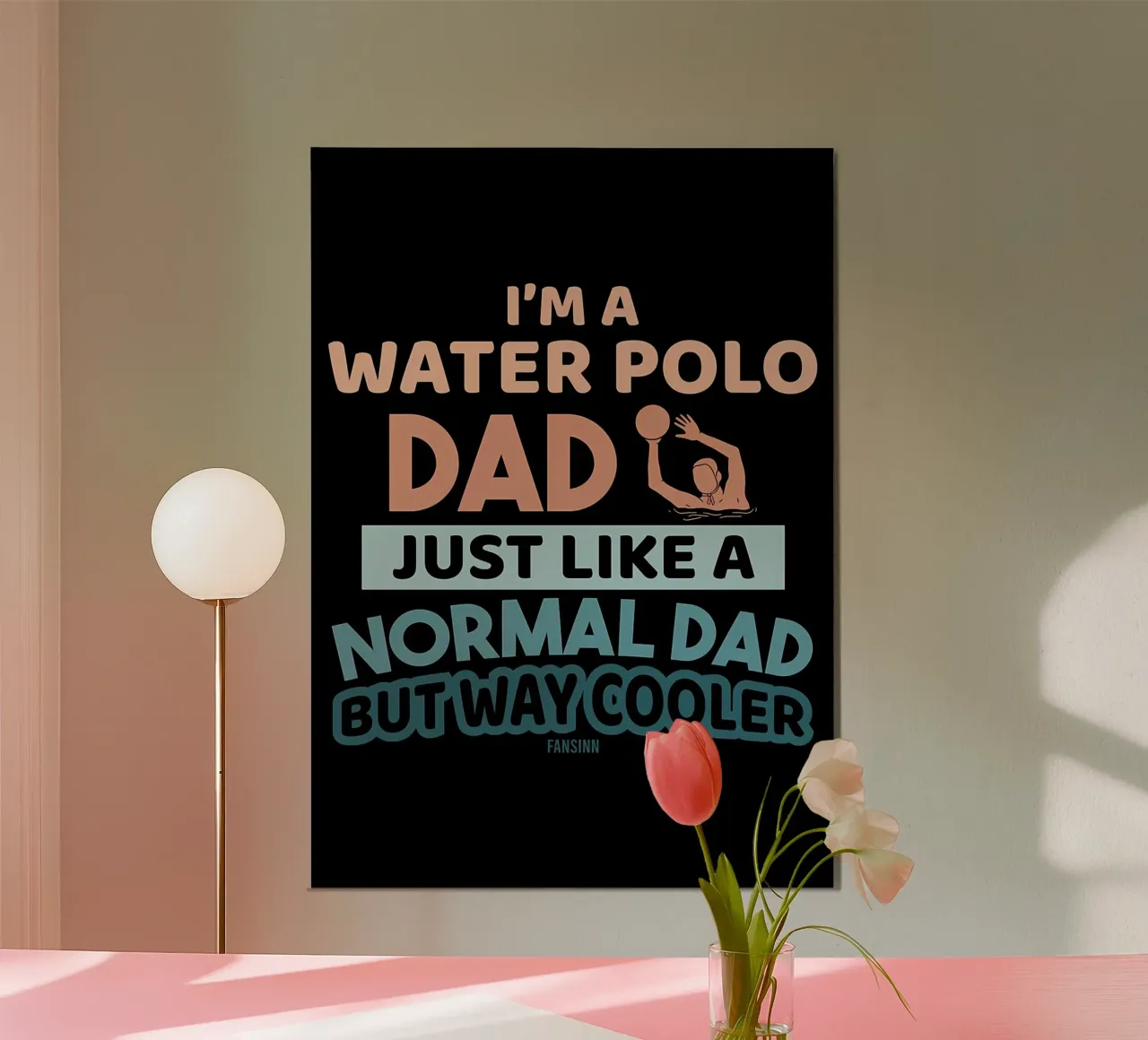 Pallanuoto poster con telaio in plastica da Stylianos