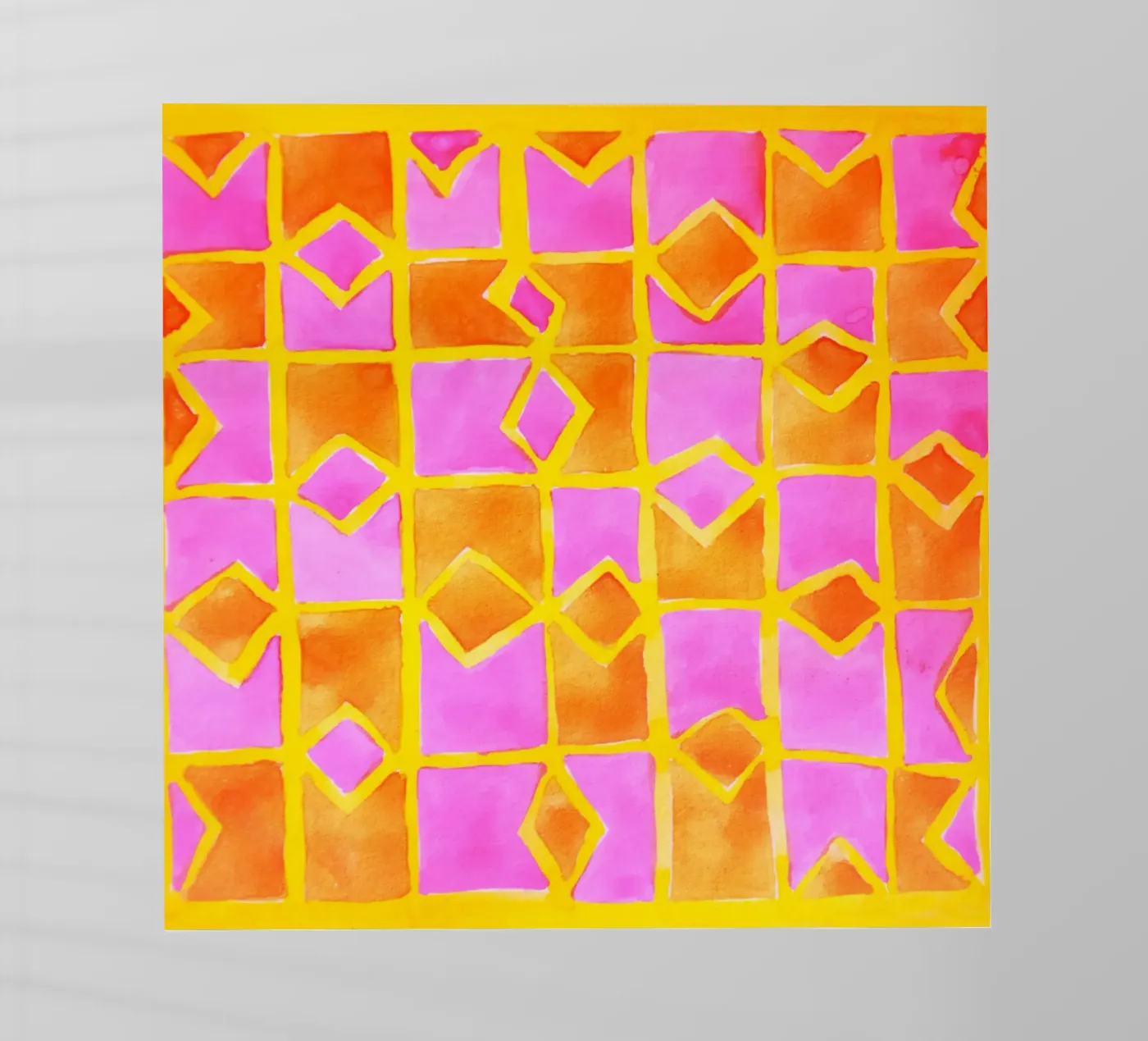 Motivo astratto rosa pellicola backlit da Teresa André