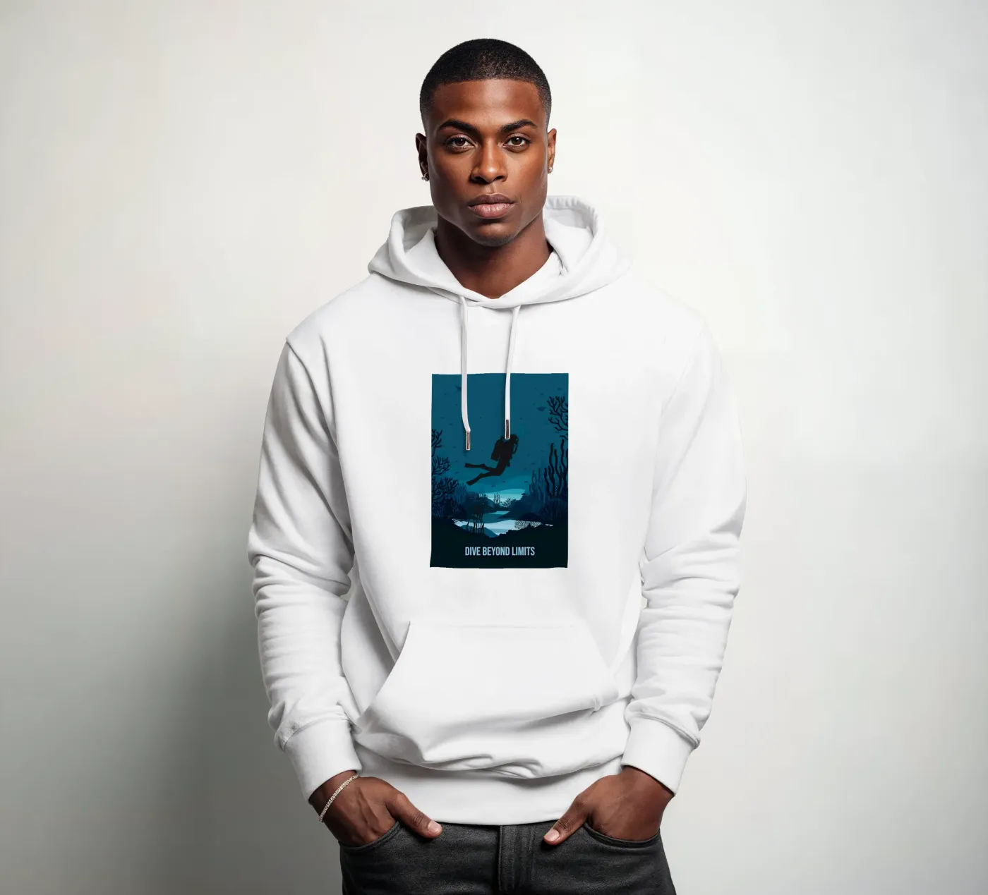 Diving hoodie by Eames