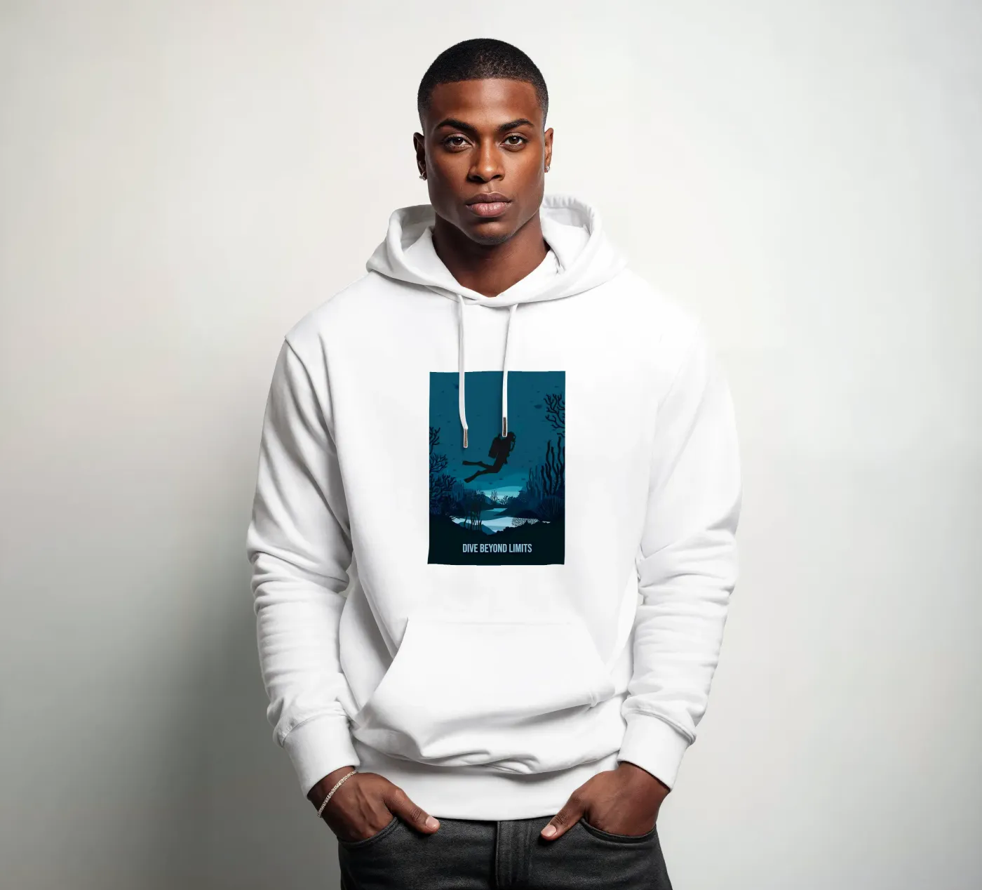 Diving hoodie by Eames