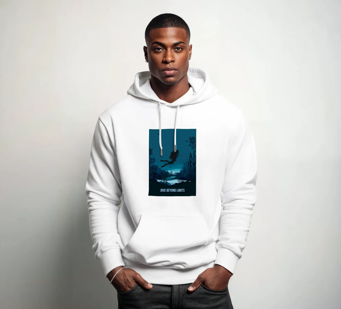 Diving hoodie by Eames