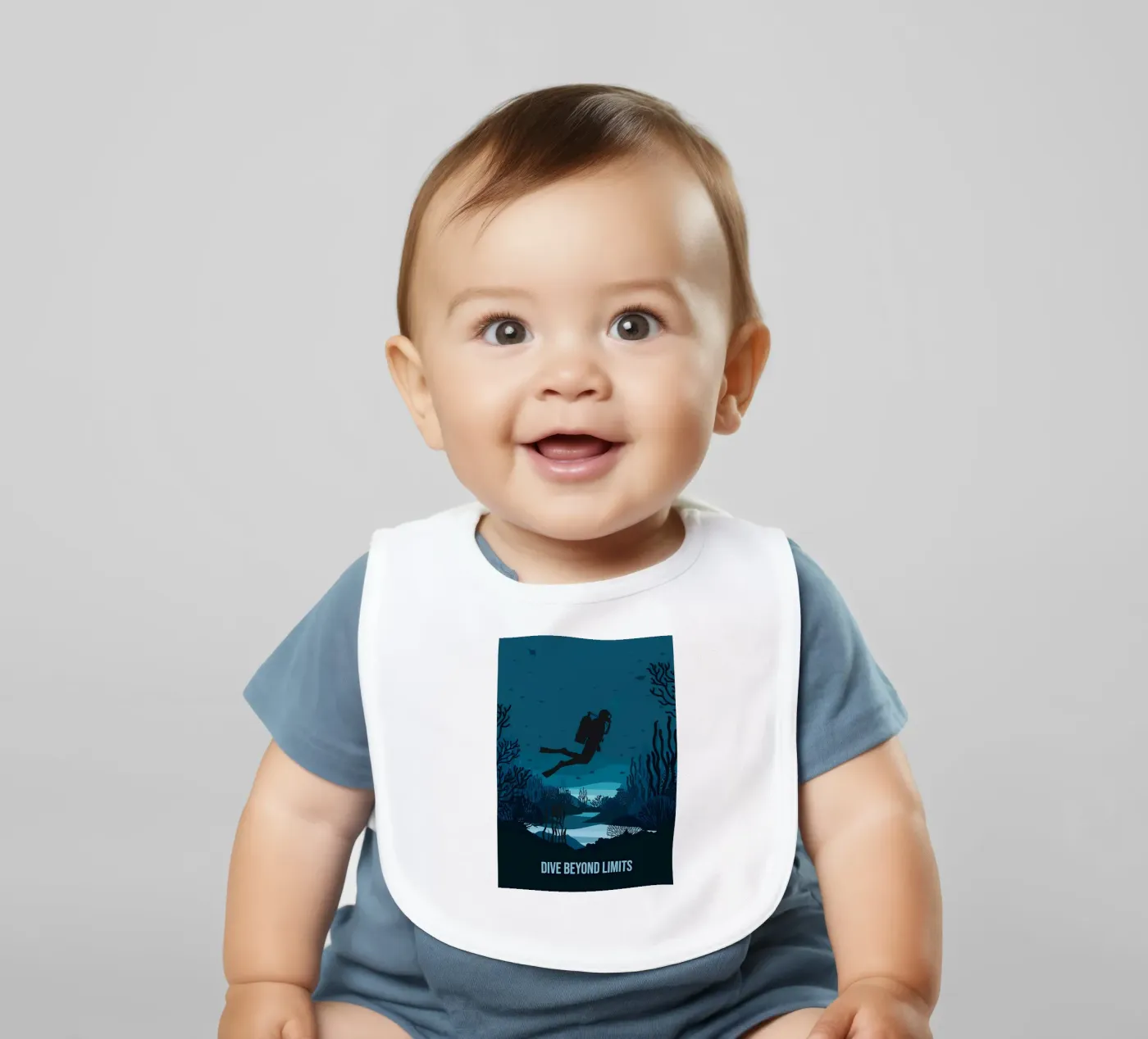 Diving Babylätzchen von Eames