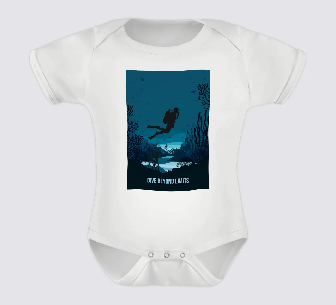 Immersione body neonato maniche corte da Eames