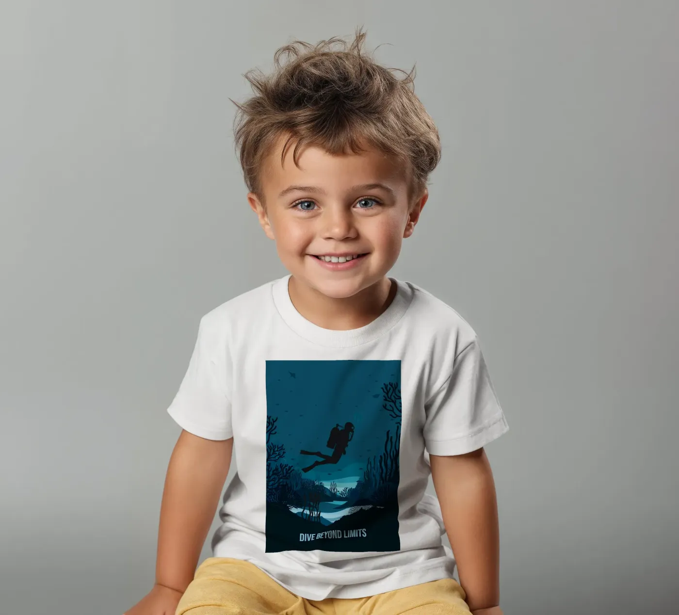 Tauchen Kinder T-Shirt von Eames