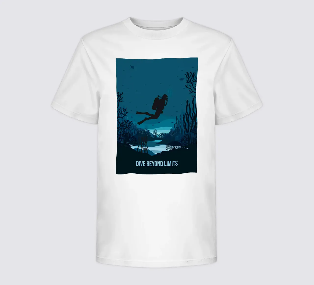 Diving kids t-shirt by Eames