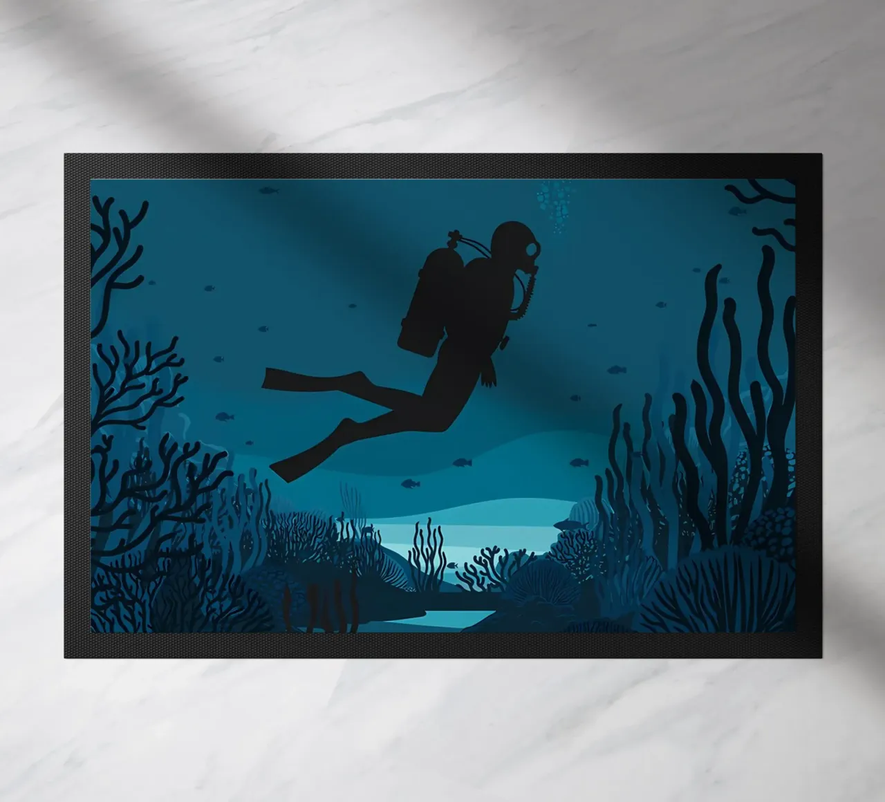 Diving doormat by Eames