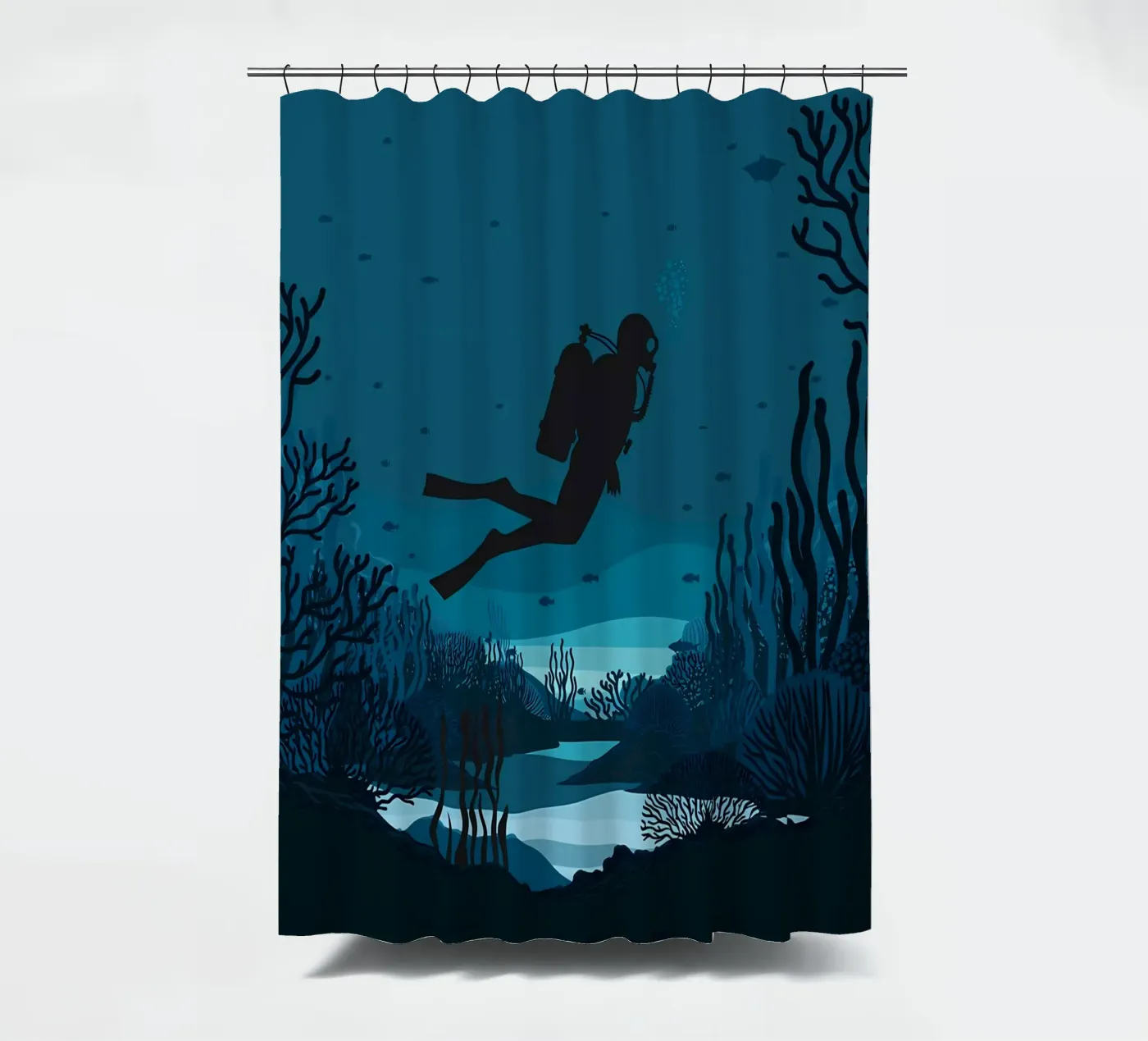 Diving Duschvorhang von Eames