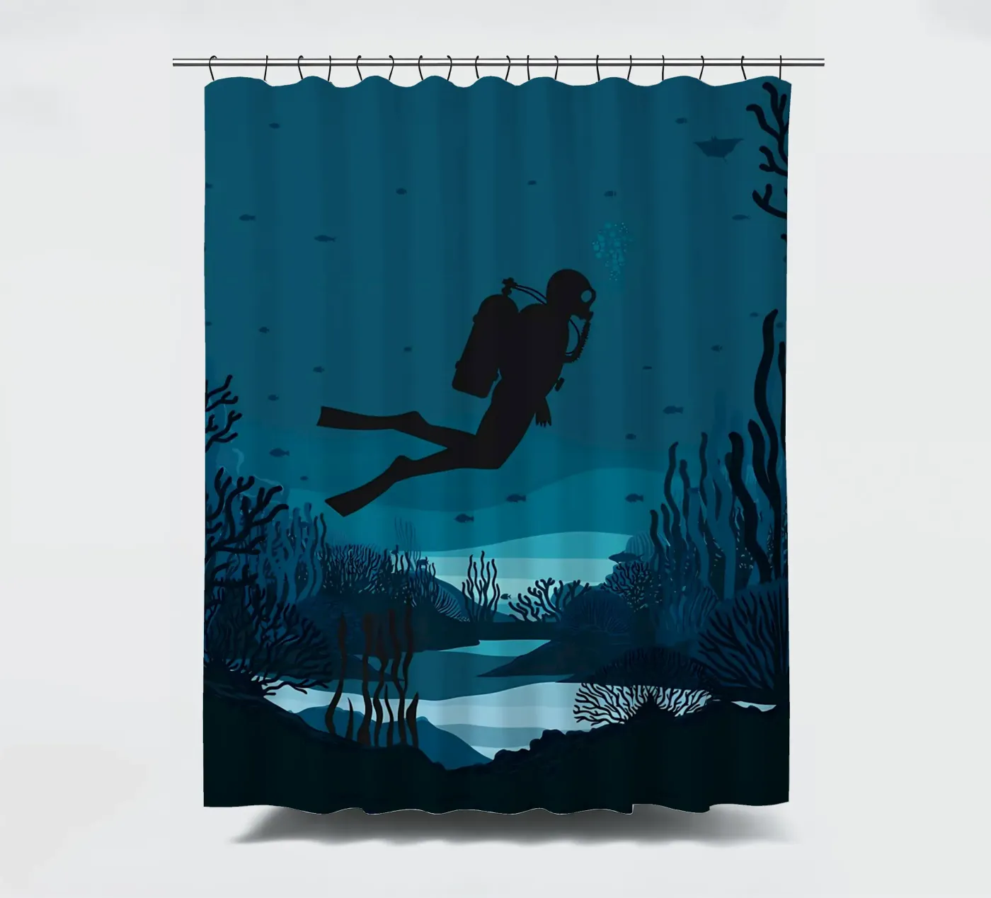 Diving Duschvorhang von Eames