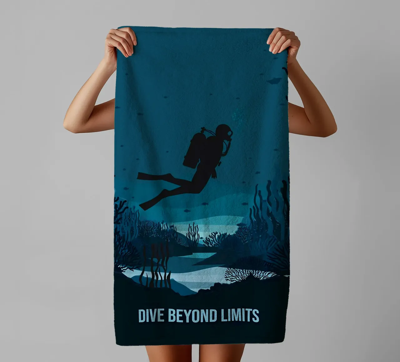 Diving towel by Eames