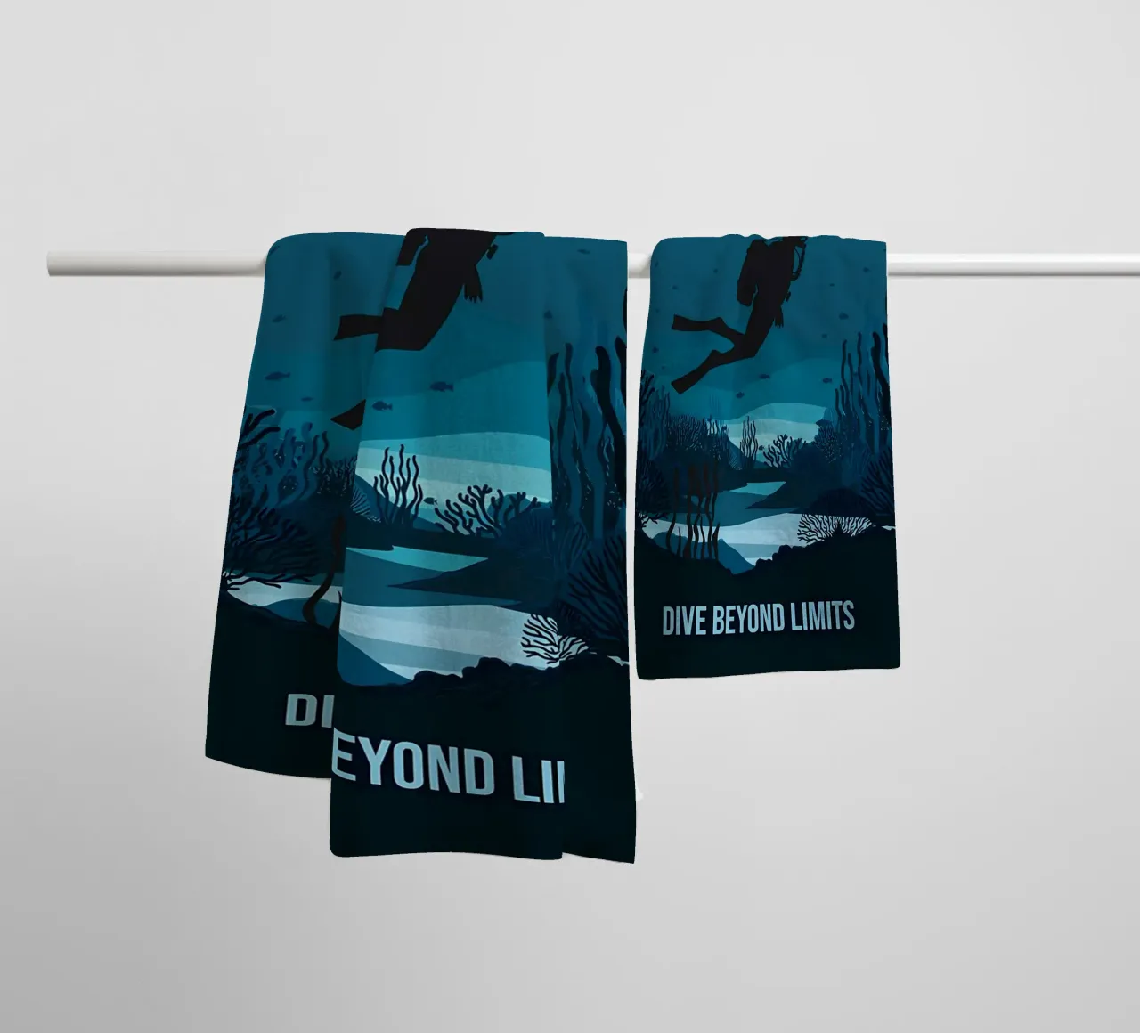 Diving towel by Eames