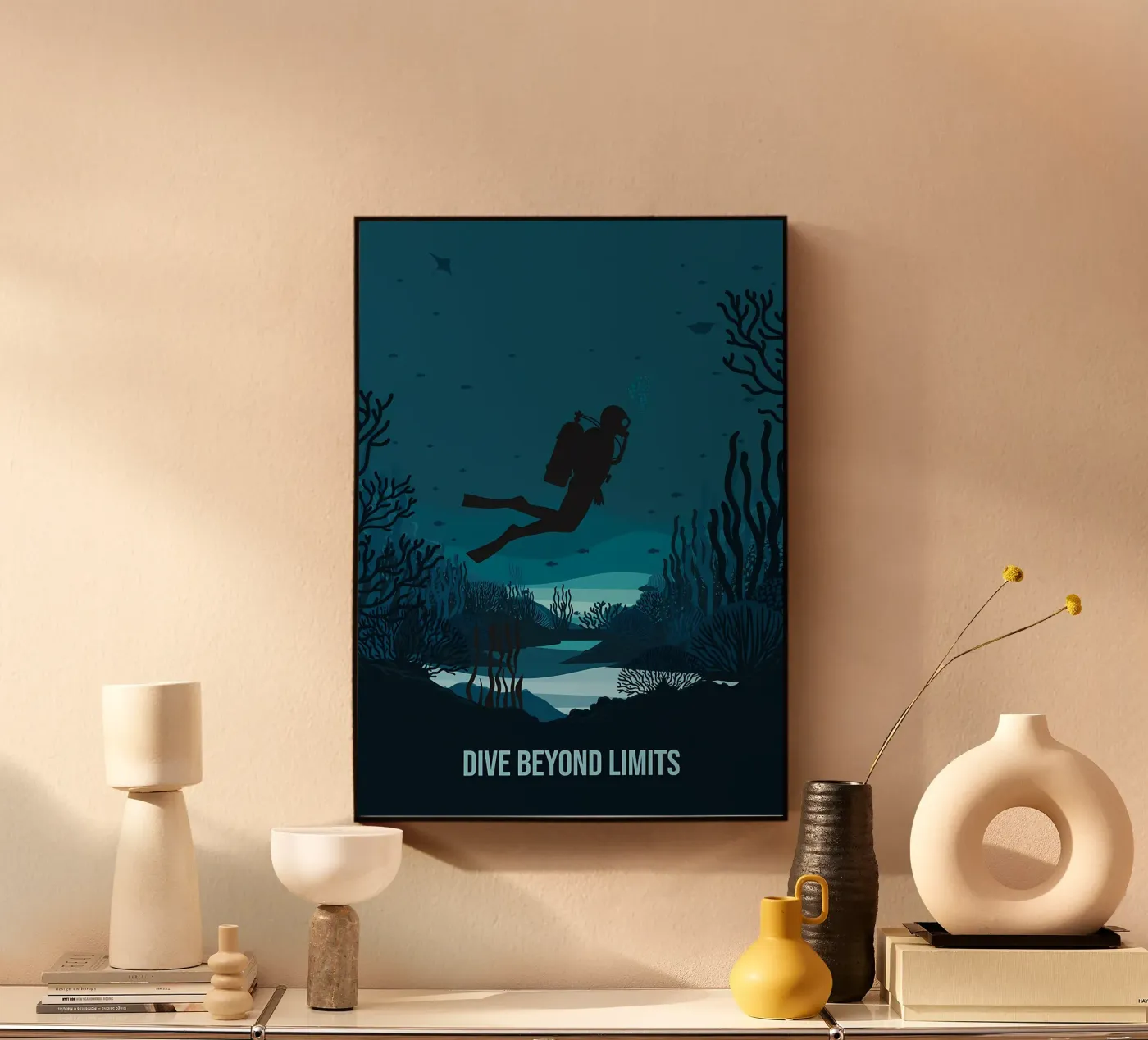 Diving alu-dibond by Eames