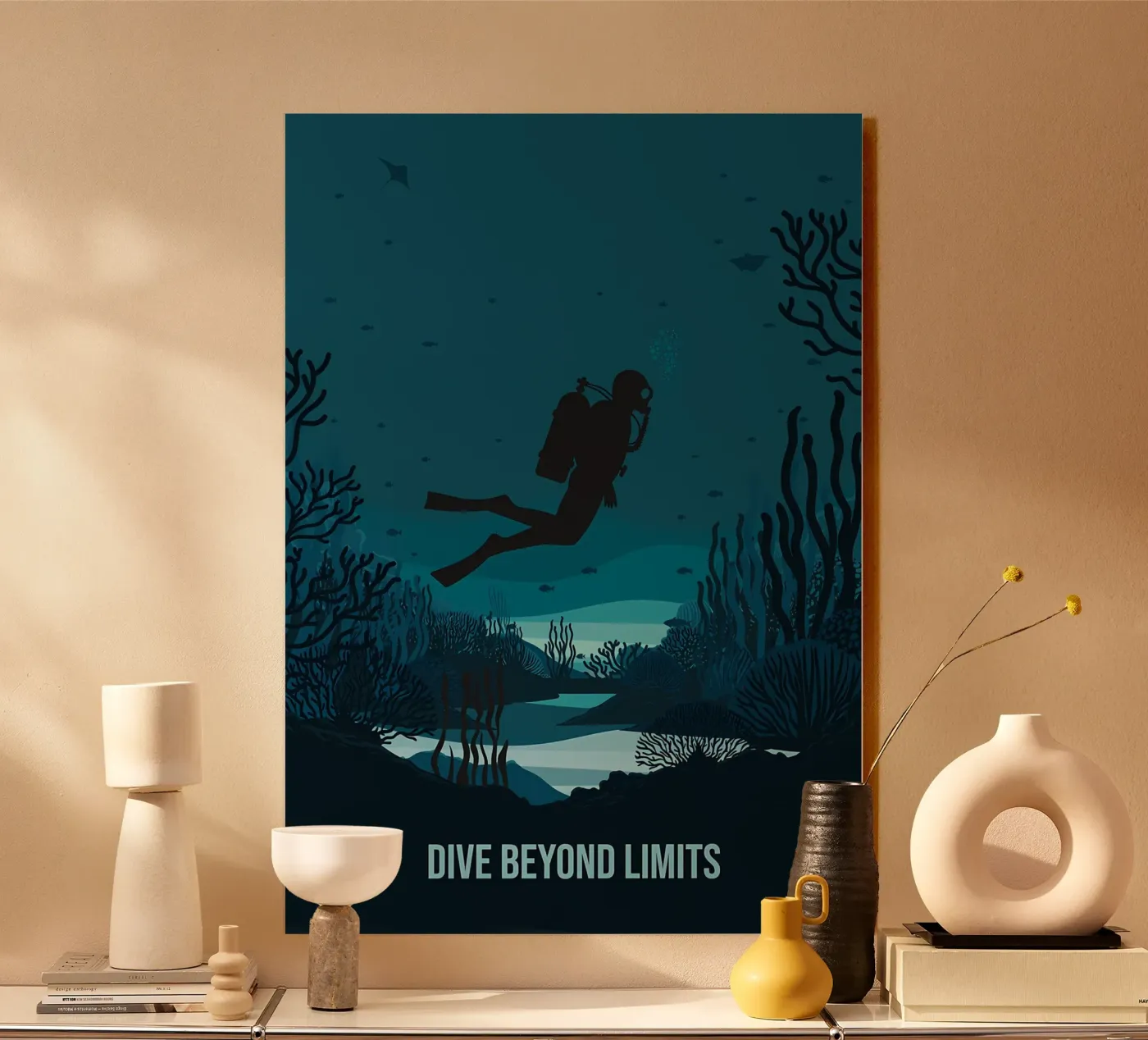 Diving alu-dibond by Eames