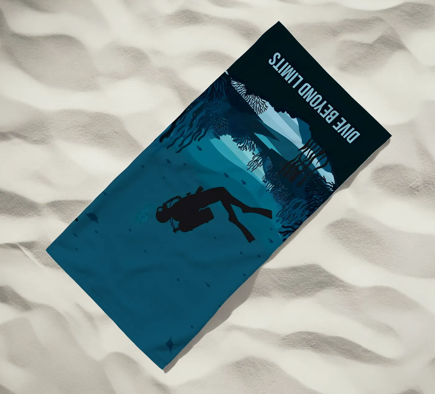 Diving beach towel by Eames