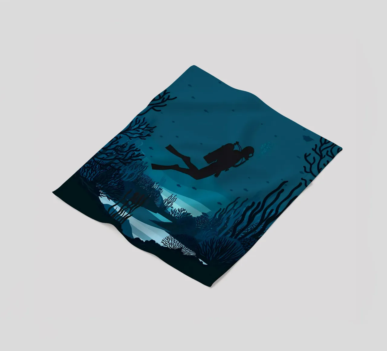 Diving fleece blanket by Eames