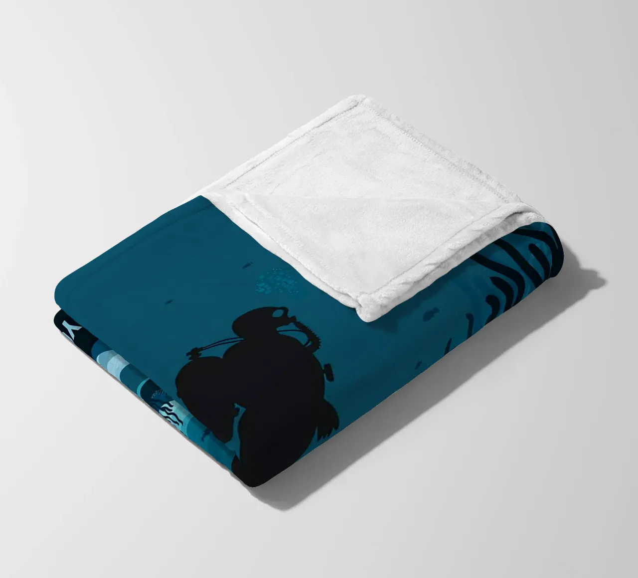 Diving fleece blanket by Eames