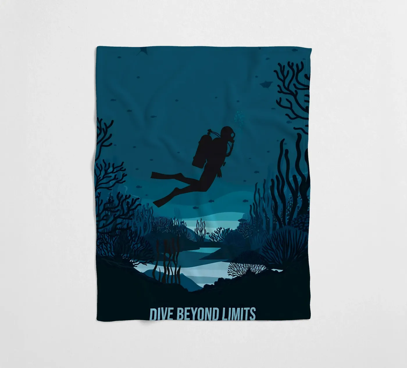 Diving plaid polaire de Eames