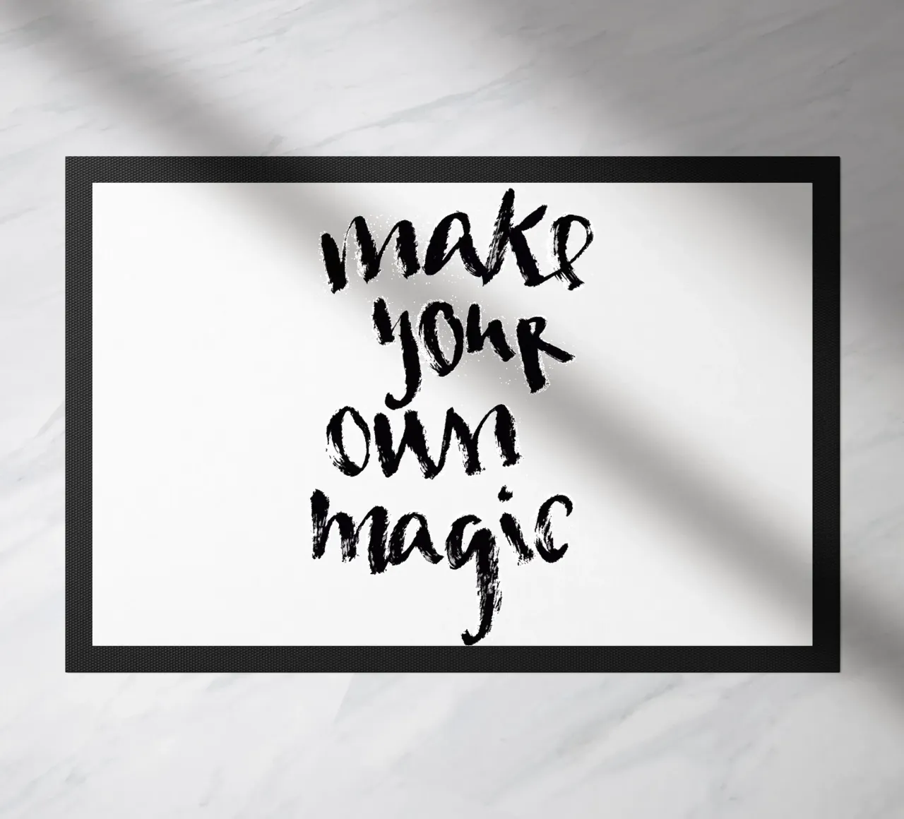 Magic Fußmatte von Brushmeetspaper