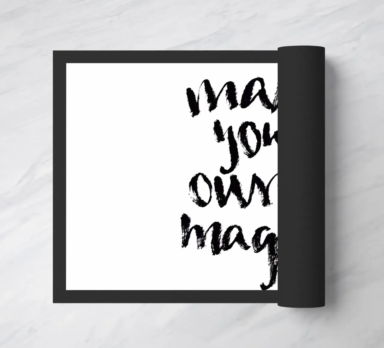 Magic Fußmatte von Brushmeetspaper