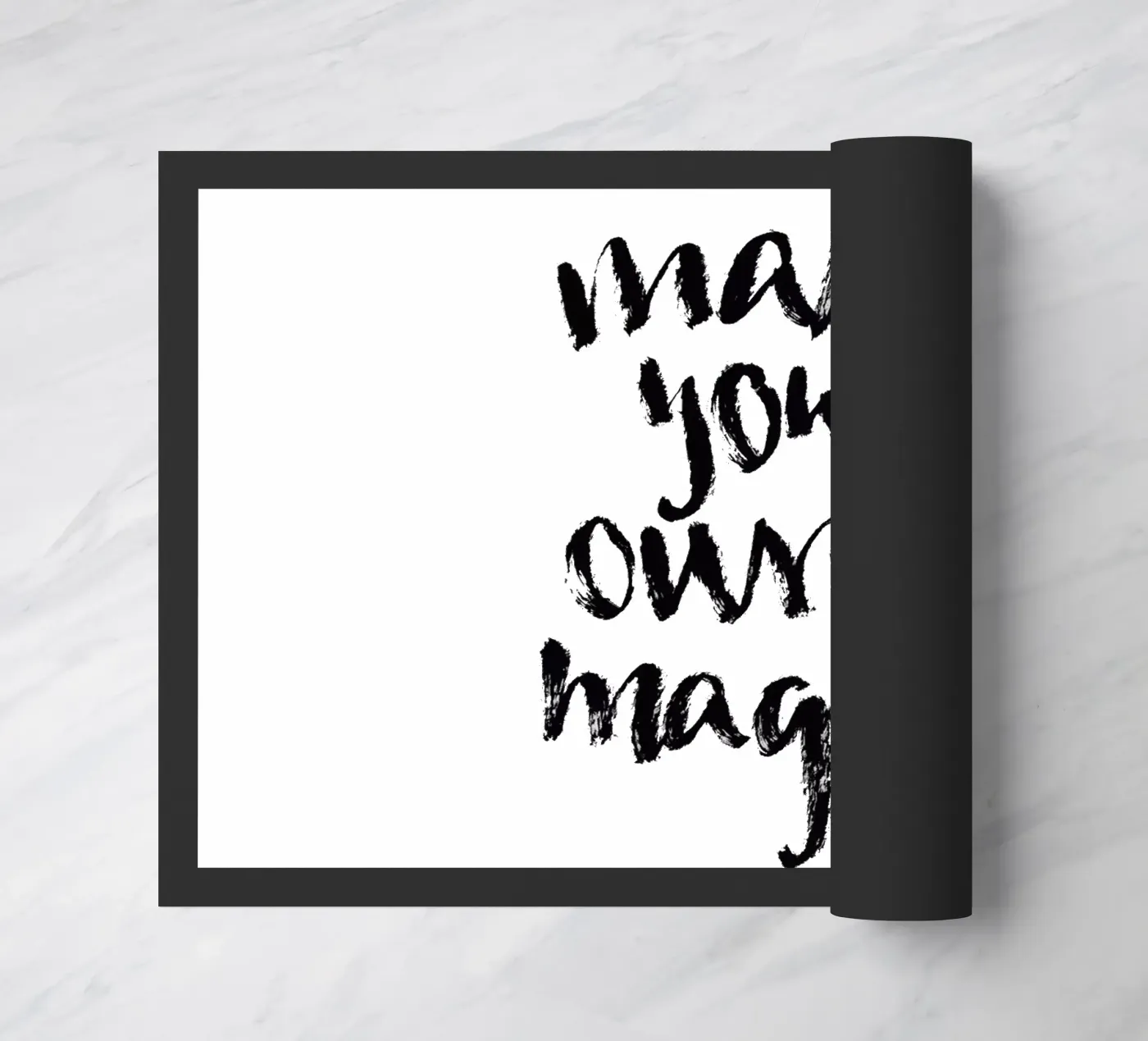 Magic Fußmatte von Brushmeetspaper