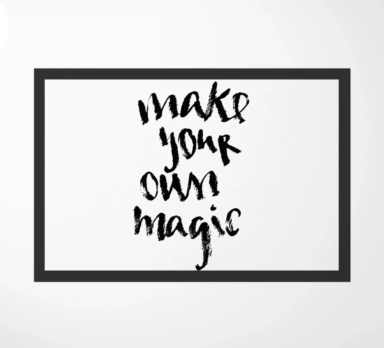 Magic Fußmatte von Brushmeetspaper