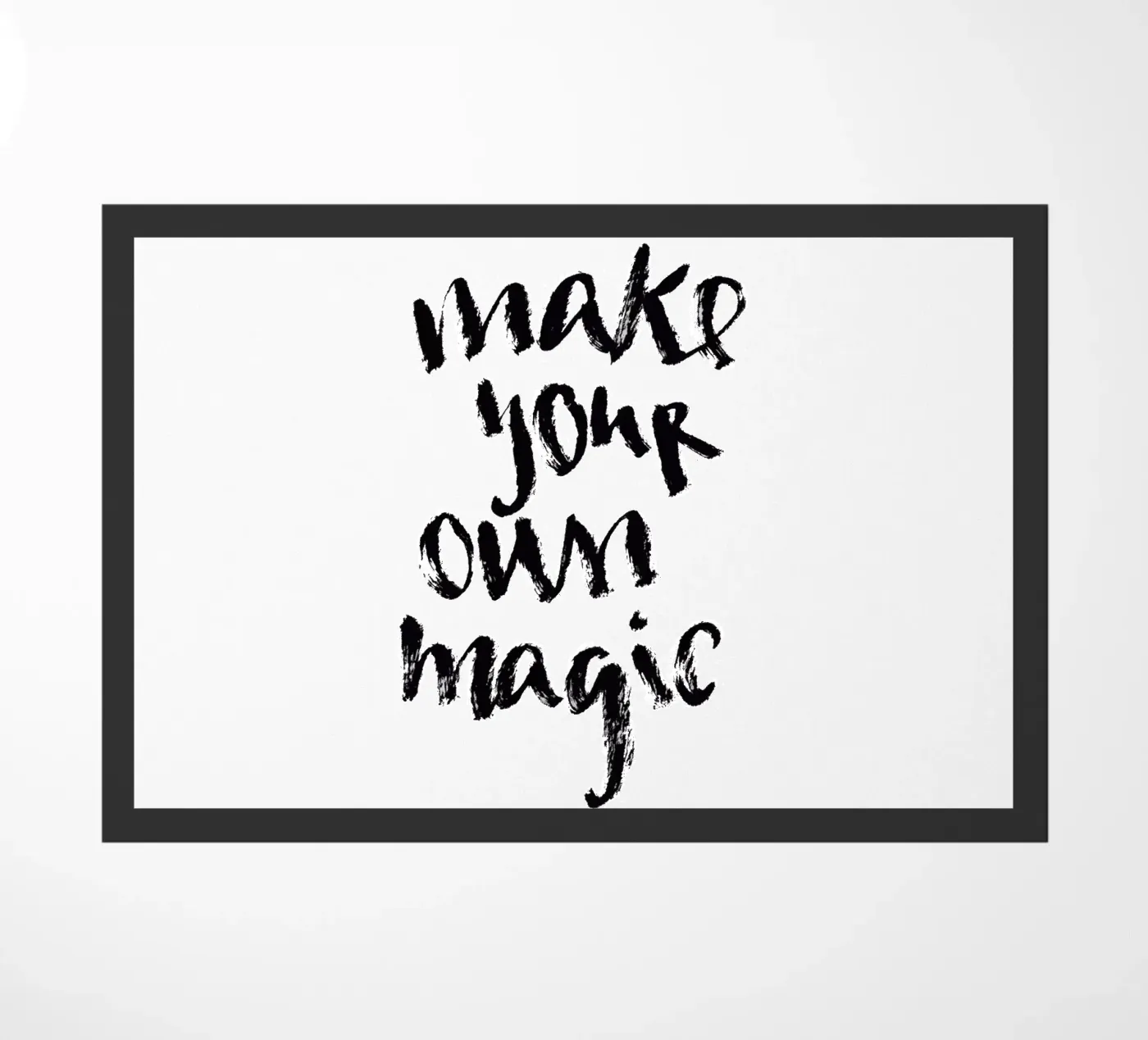 Magic Fußmatte von Brushmeetspaper