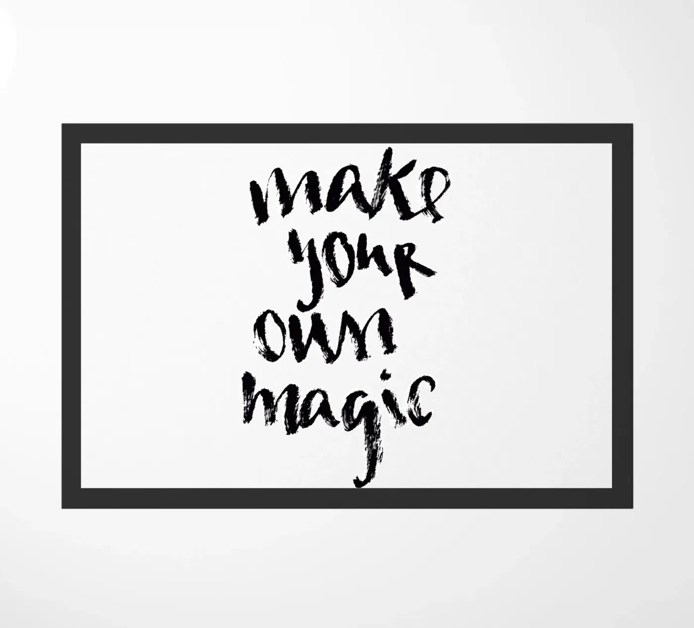 Magic deurmat van Brushmeetspaper