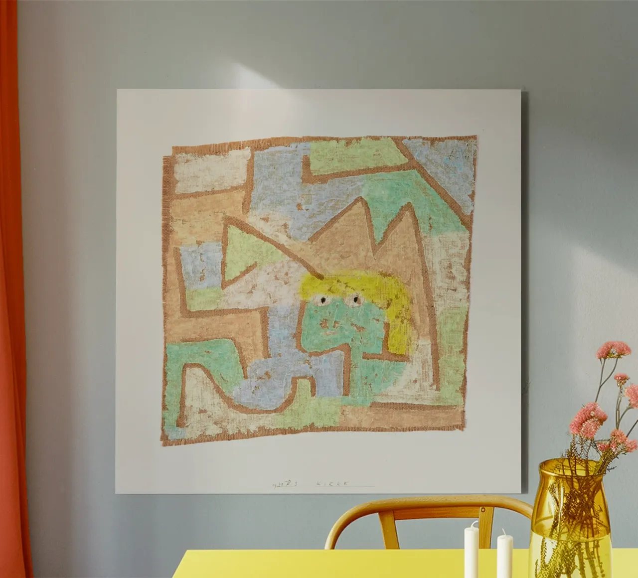 Paul Klee - Kirke alluminio dibond da Old Masters