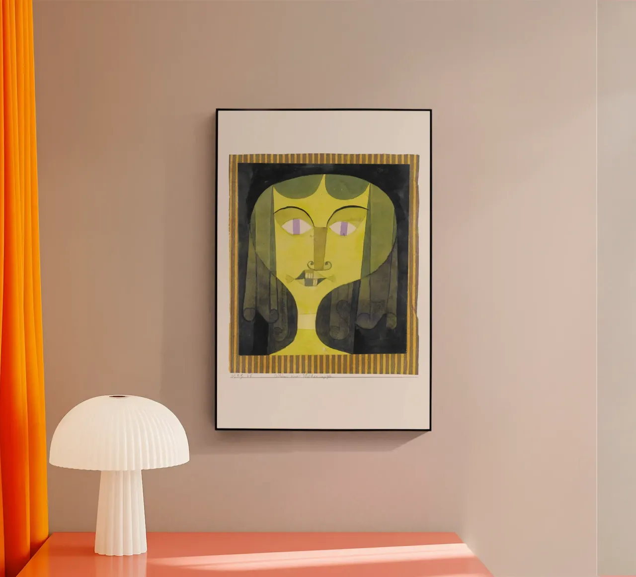 Paul Klee - Donna anziana plexiglass da Old Masters