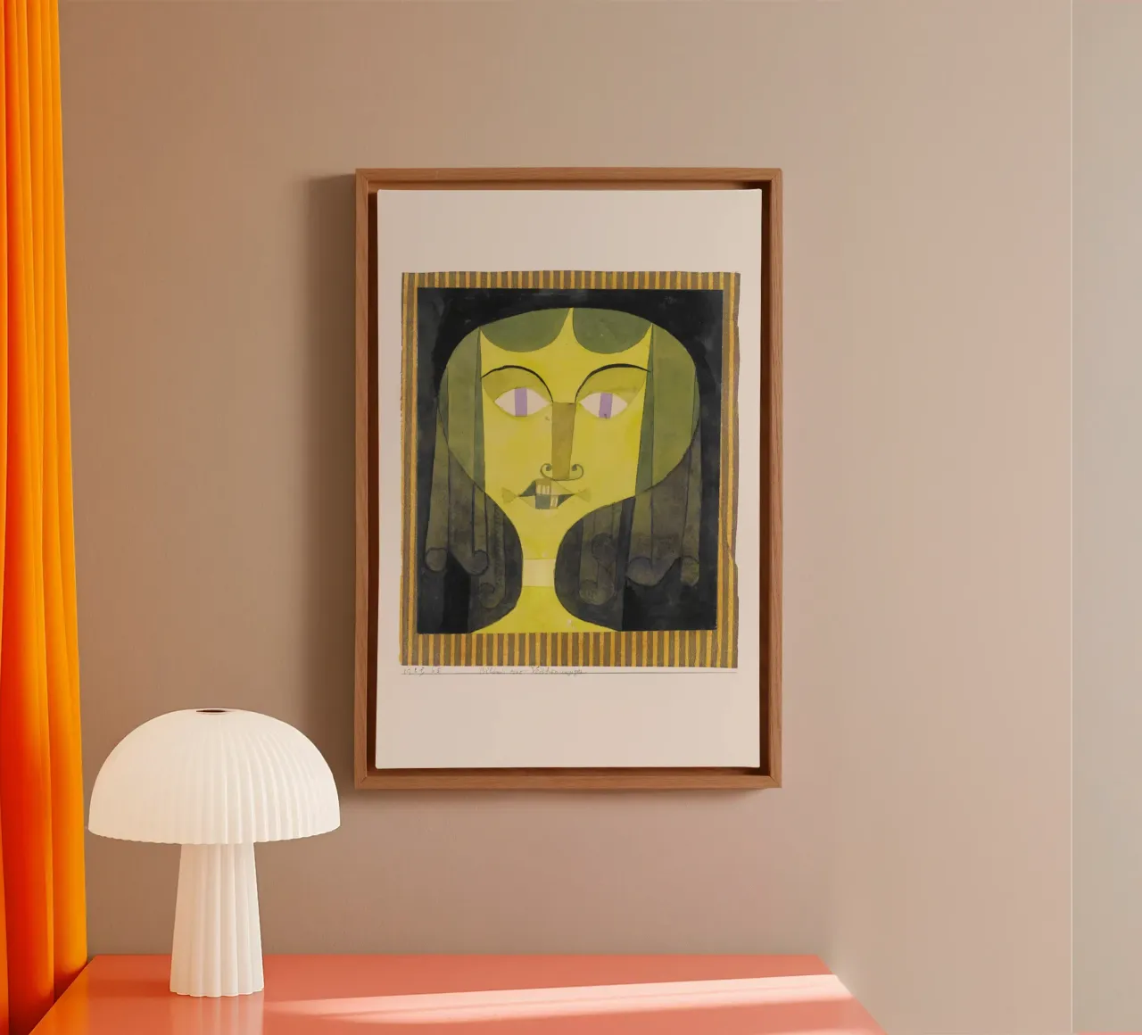 Paul Klee - Oudere vrouw canvas van Old Masters