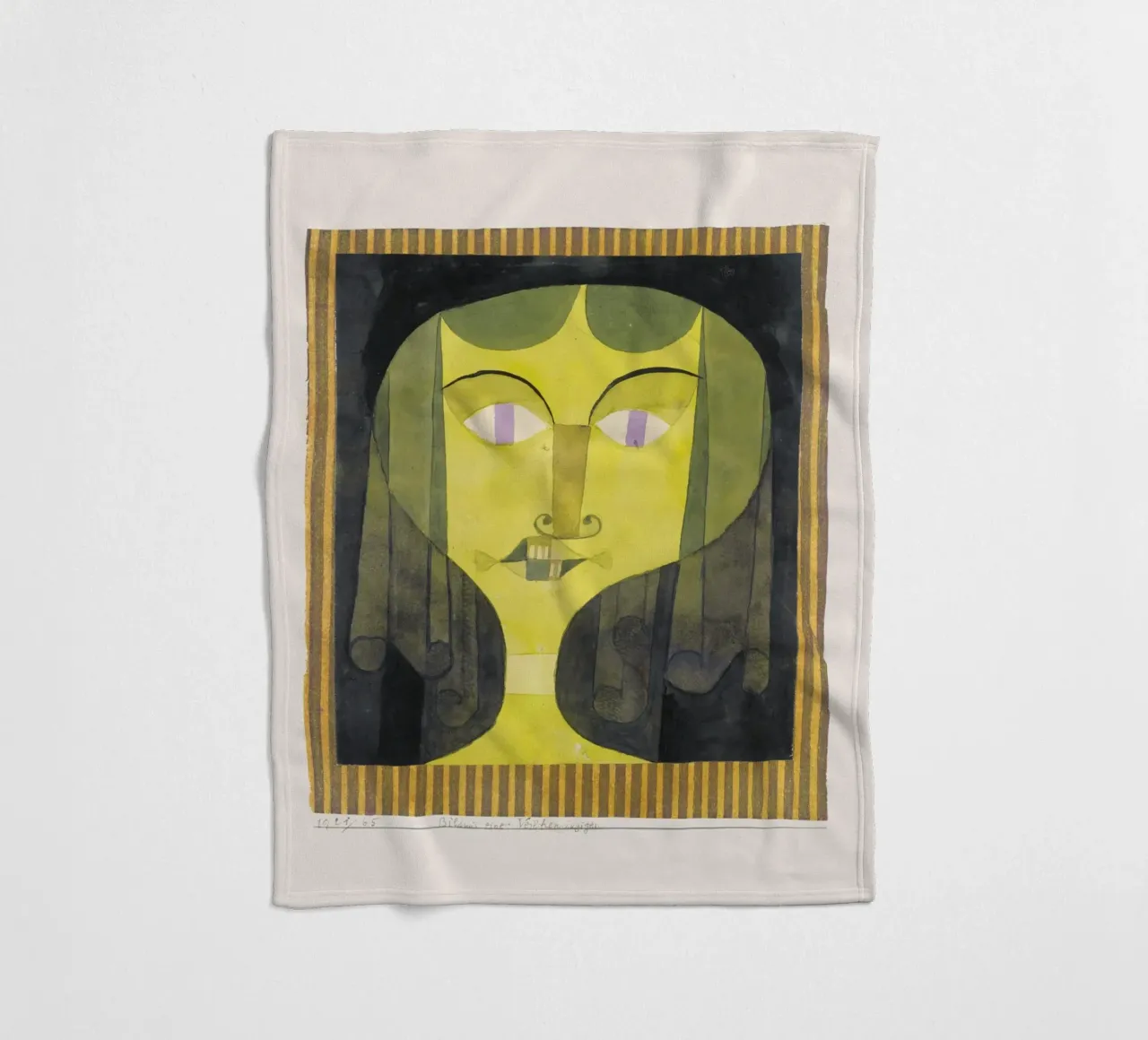 Paul Klee - Donna anziana coperta in pile da Old Masters