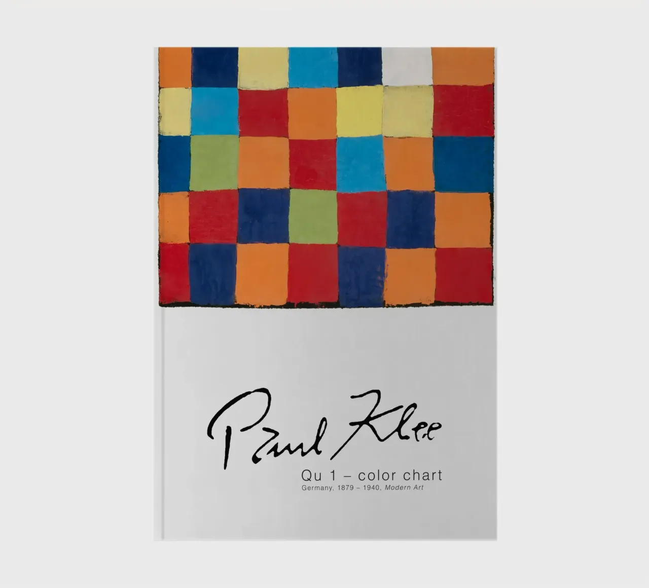 Paul Klee - Qu 1 Colour Chart notebook by Old Masters