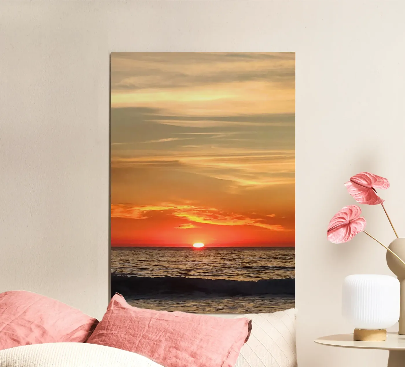 Sun saying goodbye poster by Teresa André