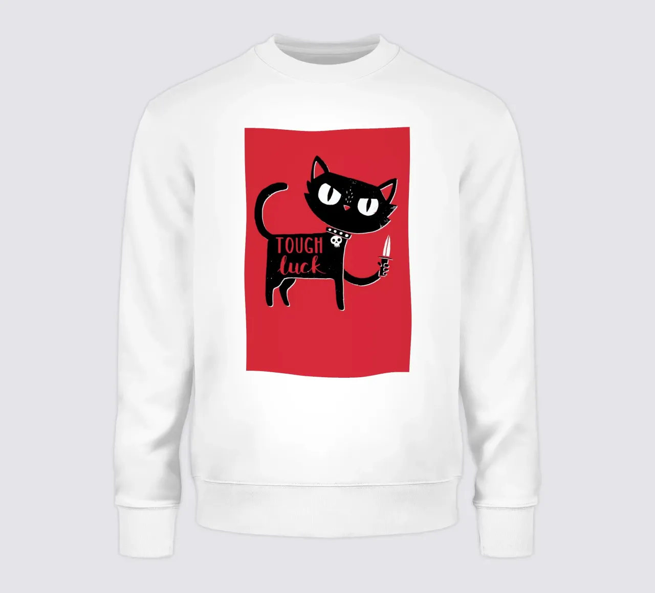 Tough Luck sweatshirt by DinoMike