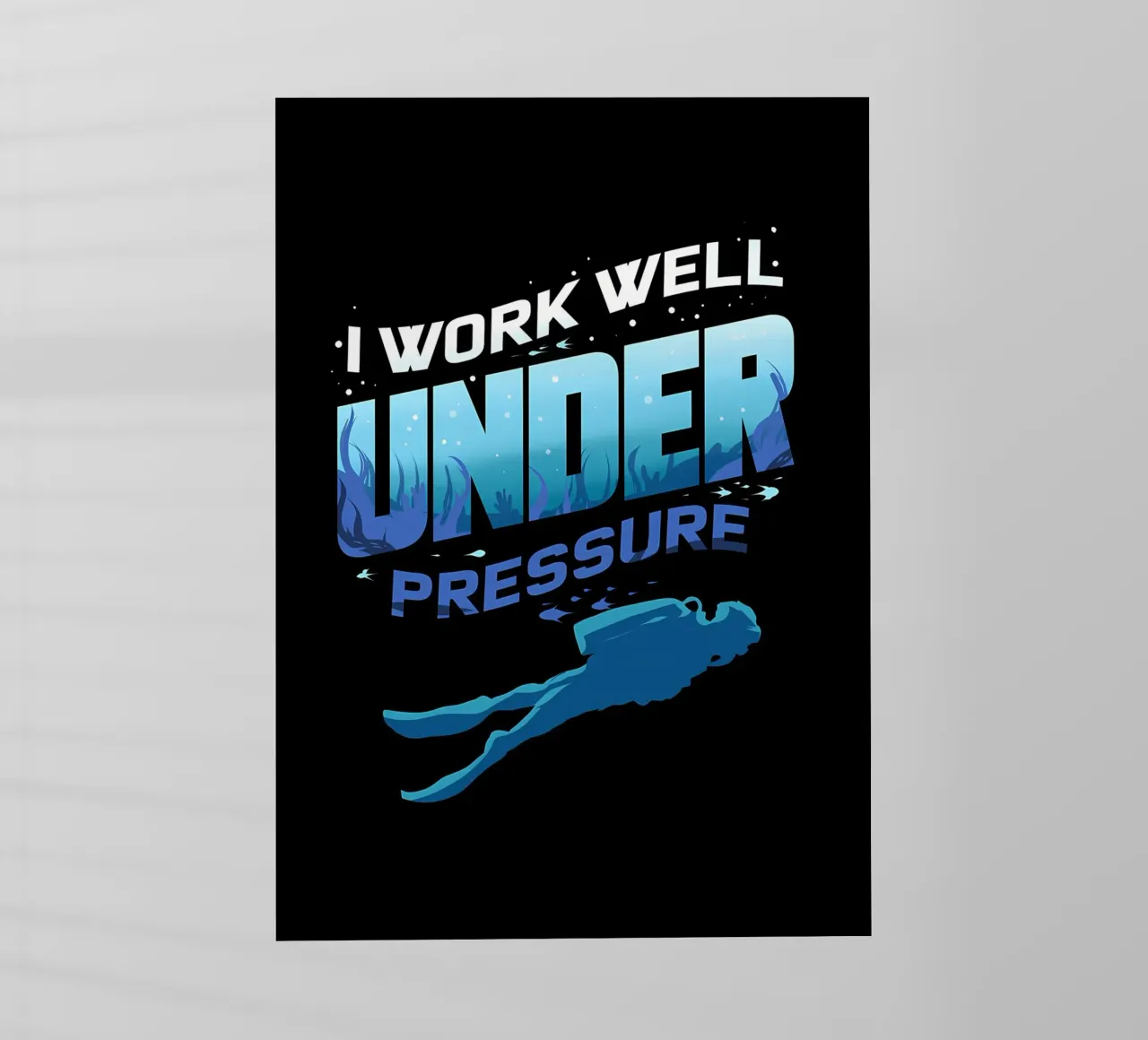 Immersione oltre i limiti, Scuba Diver Underwater pellicola backlit da Eames