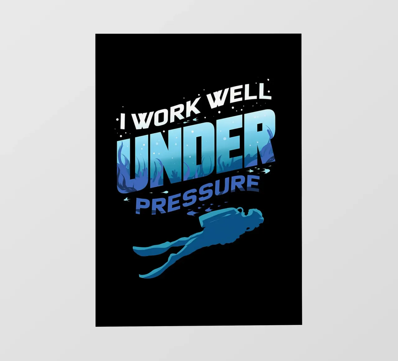 Immersione oltre i limiti, Scuba Diver Underwater pellicola backlit da Eames