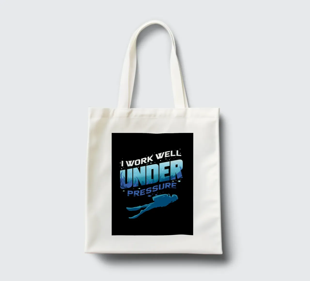 Immersione oltre i limiti, Scuba Diver Underwater borsa in juta da Eames