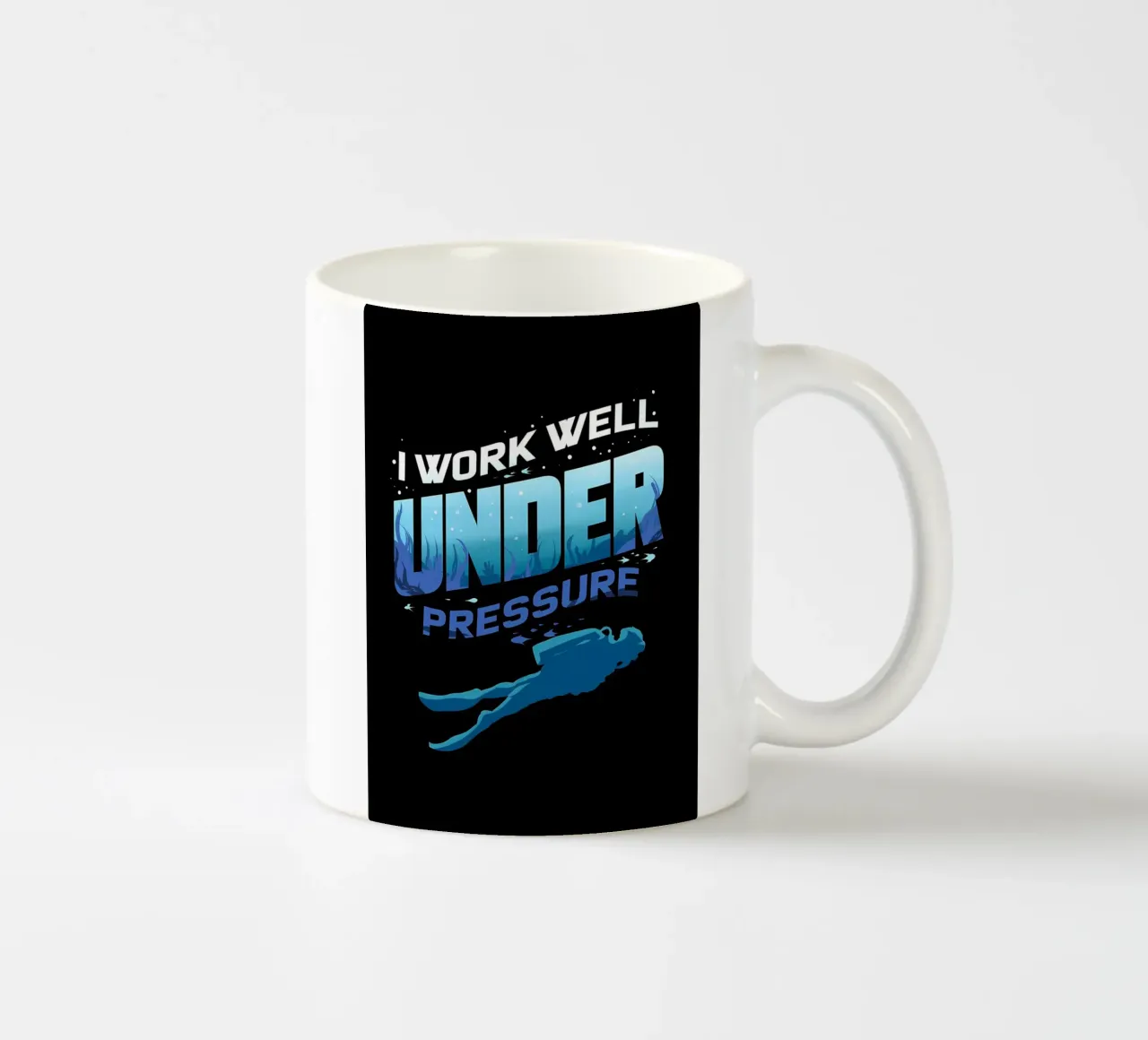 Immersione oltre i limiti, Scuba Diver Underwater tazza in ceramica da Eames